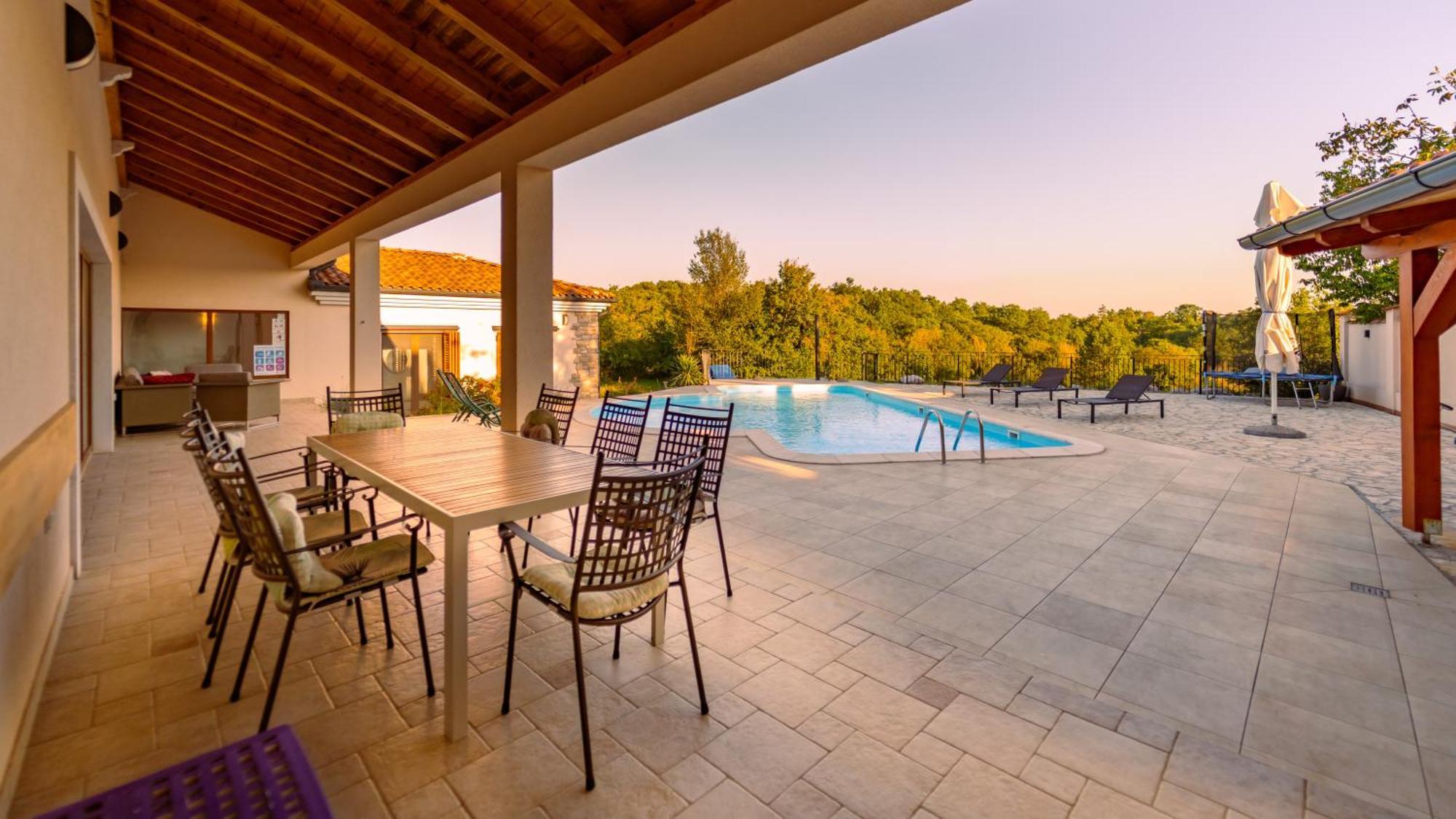 Villa Arton Heated Swimming-Pool Žminj Esterno foto