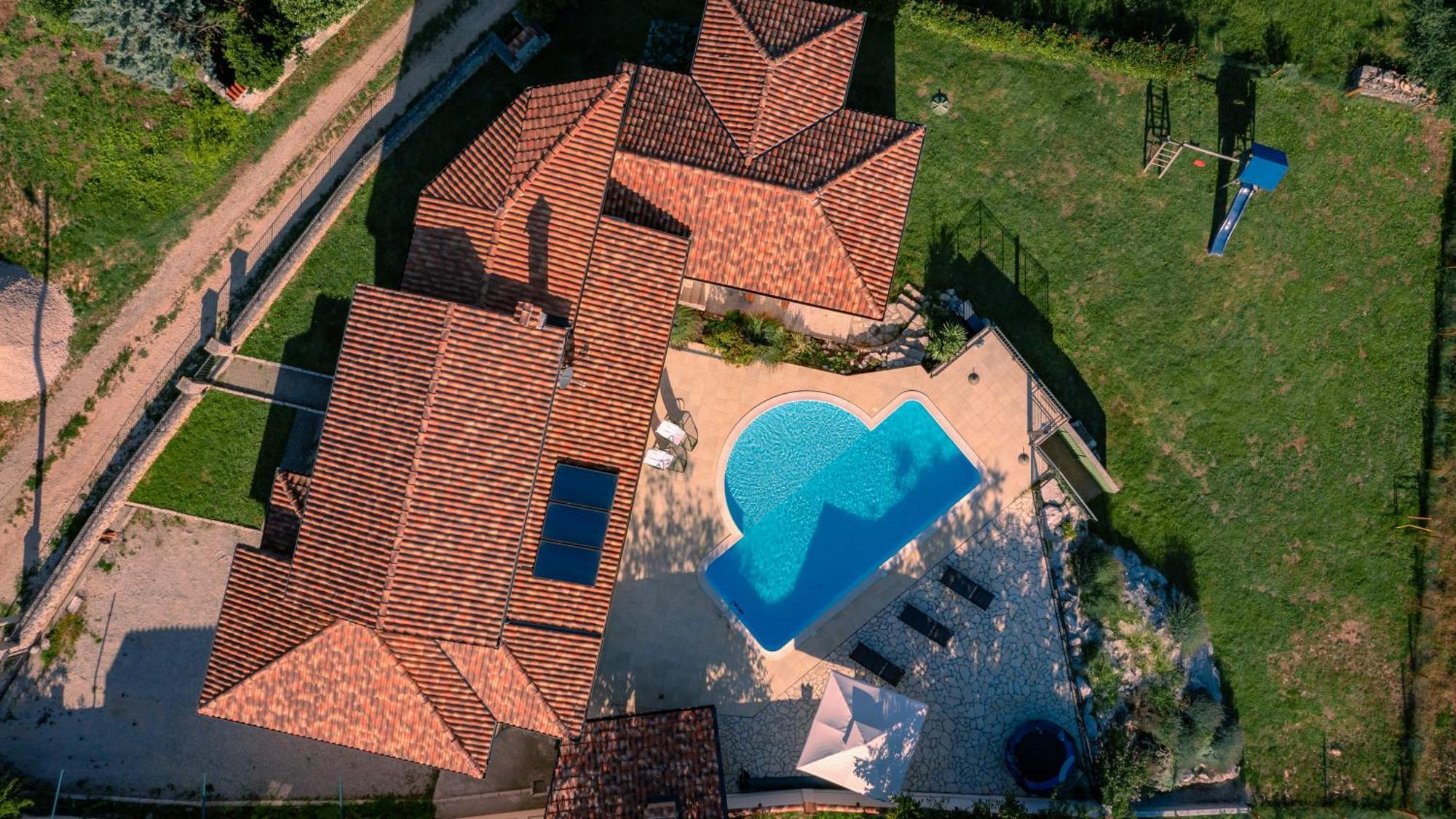 Villa Arton Heated Swimming-Pool Žminj Esterno foto