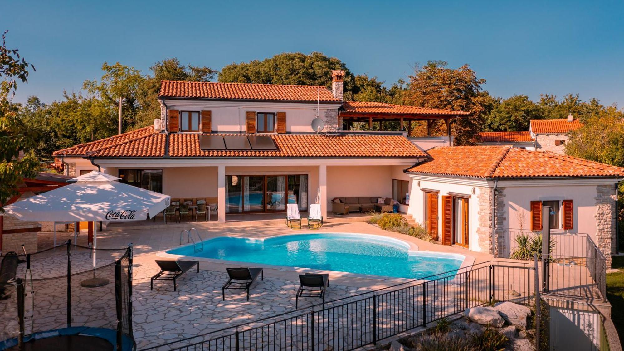 Villa Arton Heated Swimming-Pool Žminj Esterno foto