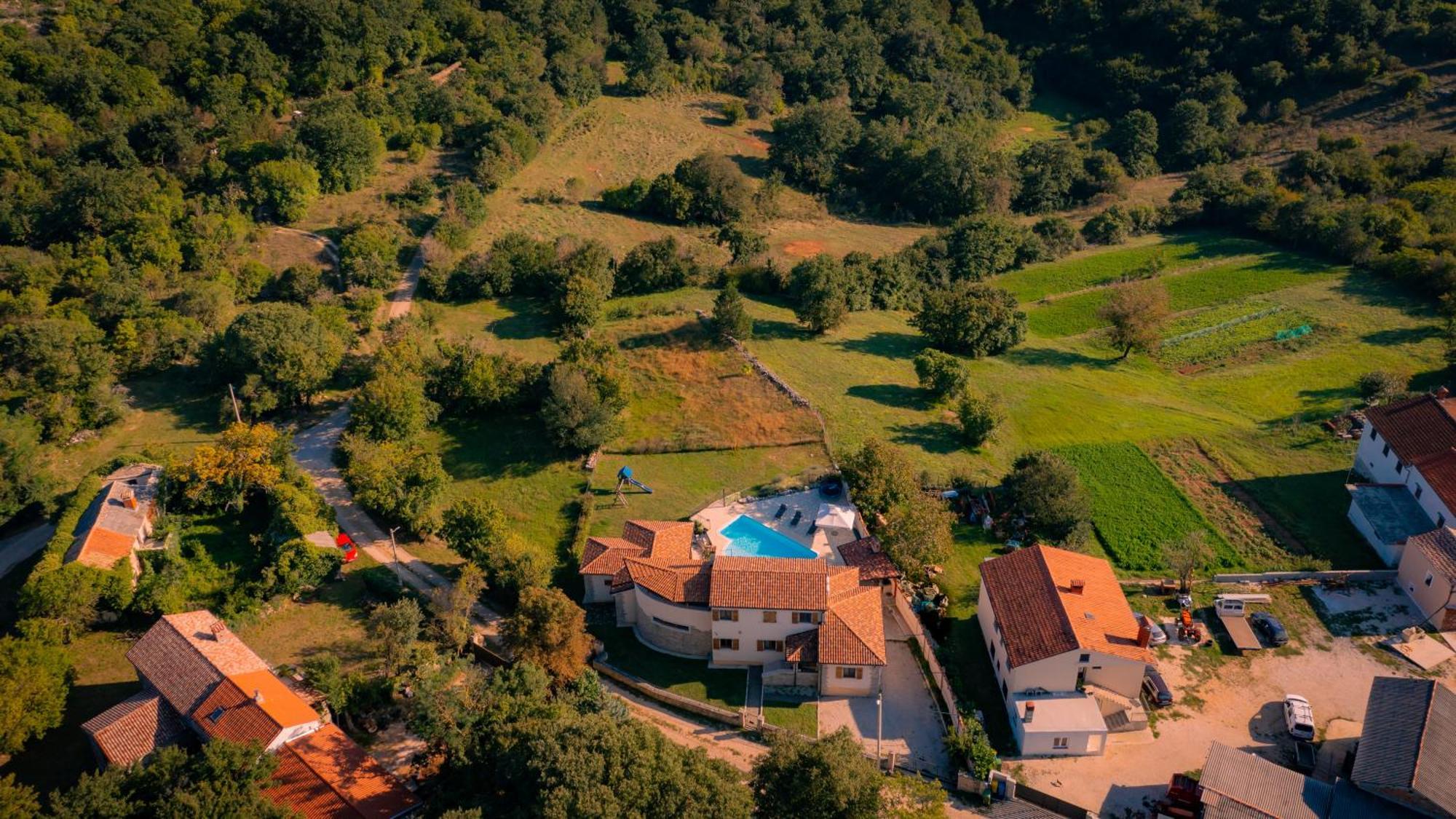 Villa Arton Heated Swimming-Pool Žminj Esterno foto