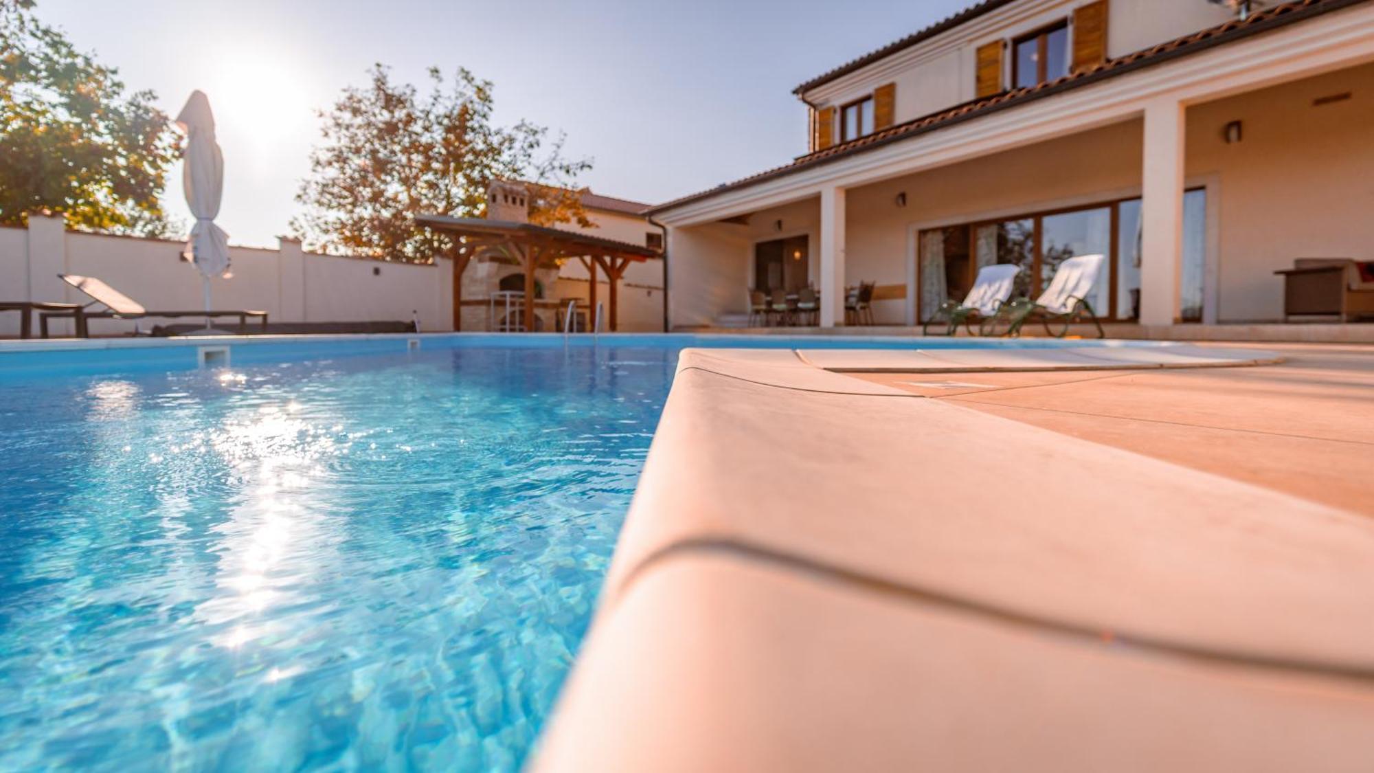 Villa Arton Heated Swimming-Pool Žminj Esterno foto